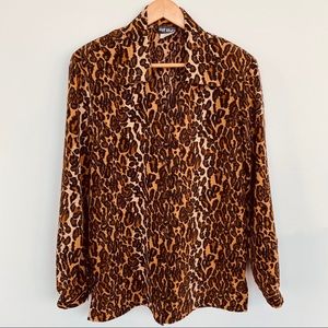 Vintage Cheetah Button Up